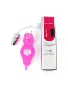 Lava Up Sleeve w/Tevhnobeat Vibrator Pink by NMC